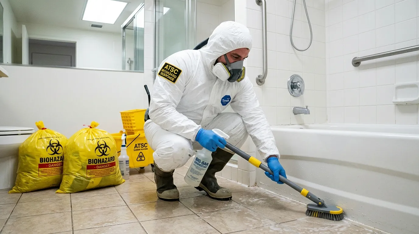 Decontamination equipment deployed for Blood Cleanup in Ridgefield Park